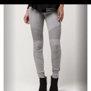 Women’s Roxy grey biker Jeans